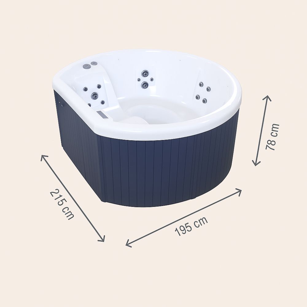 dimensioni vasca idromassaggio corsica