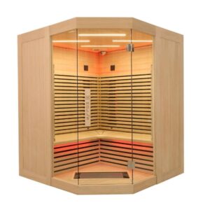 Sauna a raggi infrarossi Rosa 3 posti