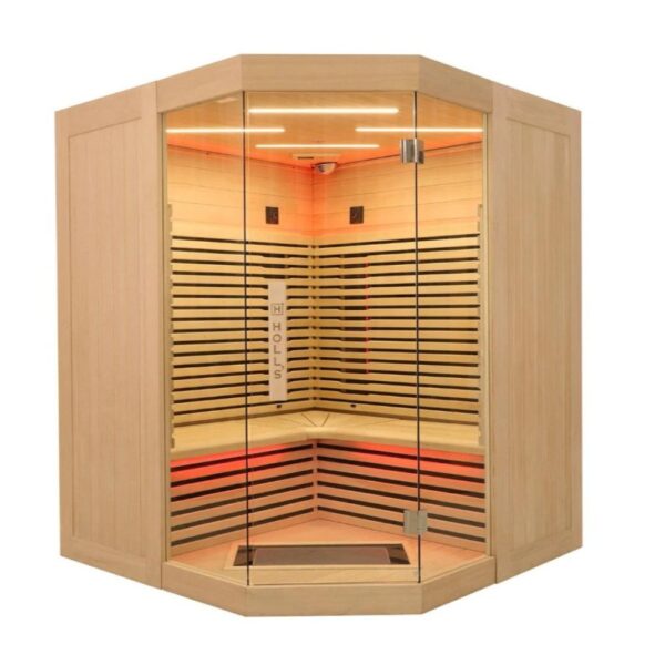 Sauna a raggi infrarossi Rosa 3 posti