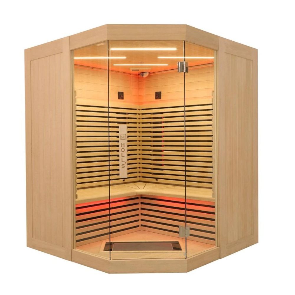 Sauna a raggi infrarossi Rosa 3 posti