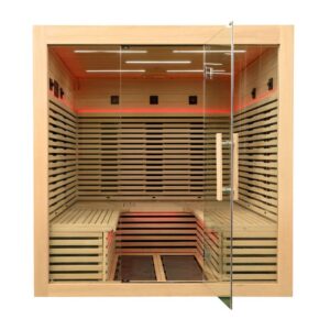 Sauna a raggi infrarossi Rosa 6 posti