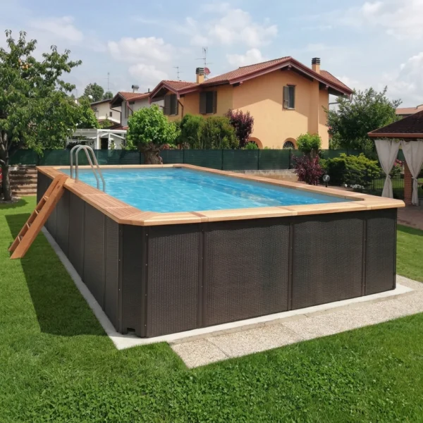 Strutture per piscine Bianco